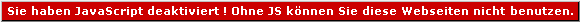 Kein Javascript aktiviert